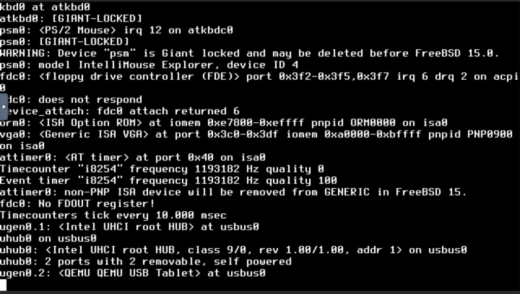 FreeBSDが動かなくなった