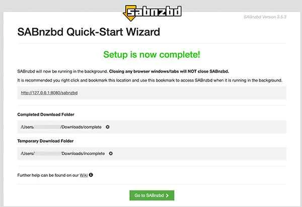 SABnzbd チュートリアル 4