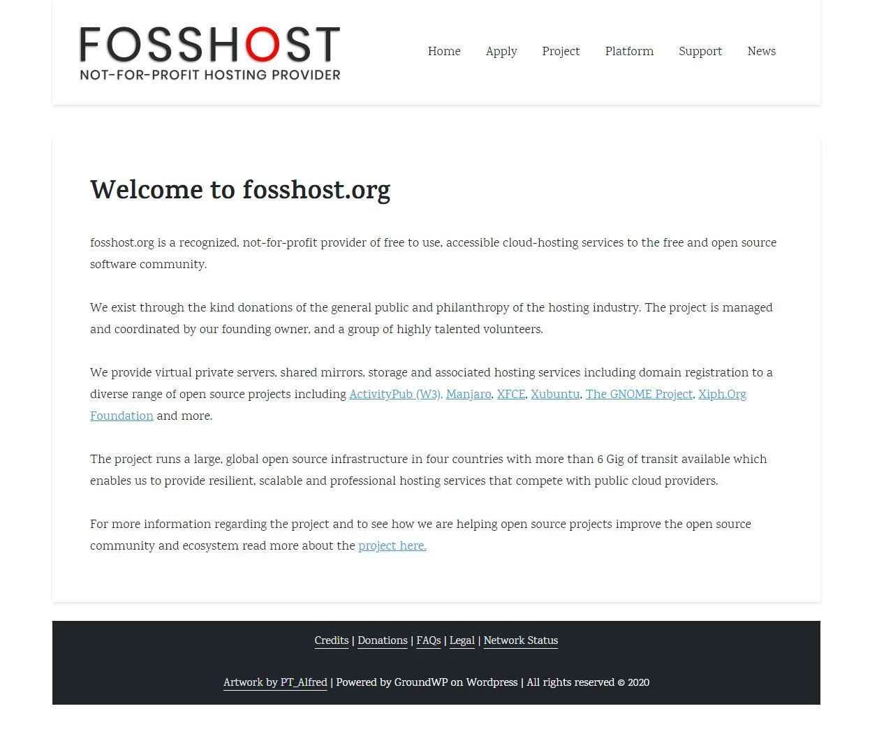 Fosshost.org - オープンソース プロジェクトと開発者向けの無料 VPS プラン!