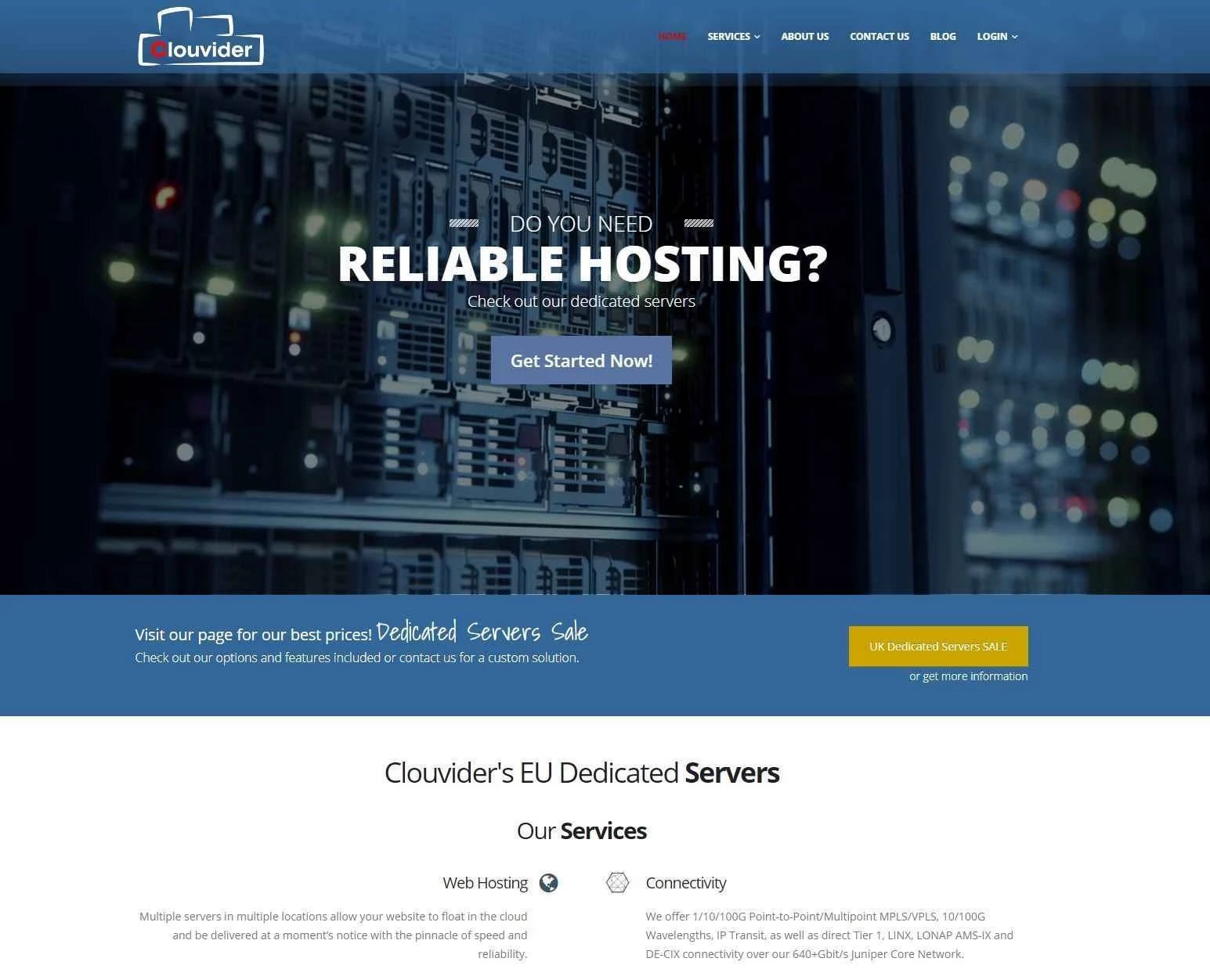 Clouvider – E3-1230v2 は英国ロンドンで月額わずか 29 ポンド。さらにオプションも多数ご用意!