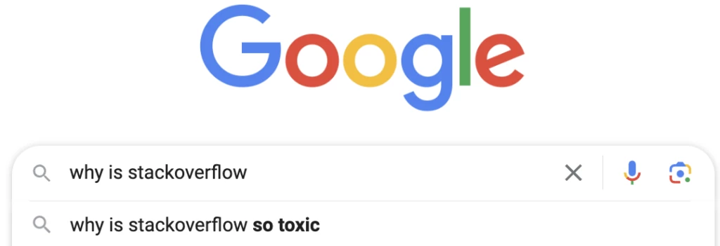 StackOverflowのオートコンプリート