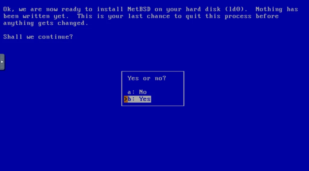 NetBSD 最後のチャンス