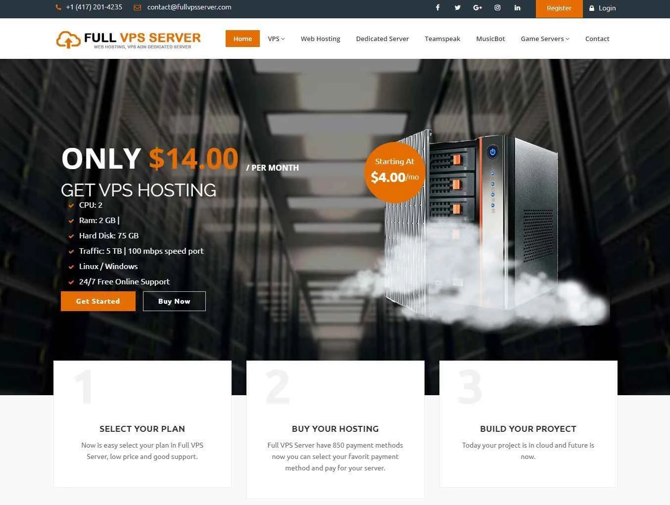 フルVPSサーバー - メキシコでホストされている512MB KVM VPSは月額8ドルから