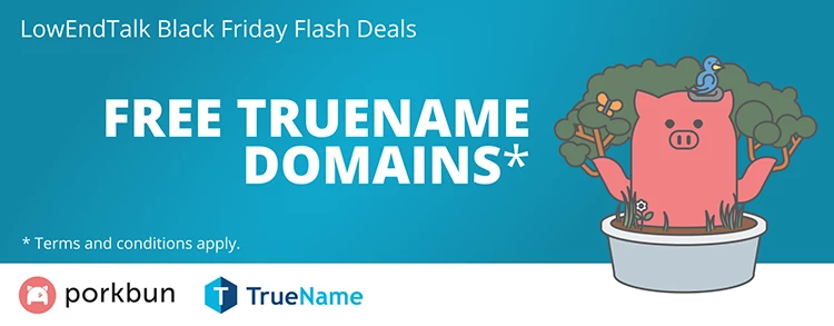 ブラックフライデー：Porkbunから無料ドメインをゲット！