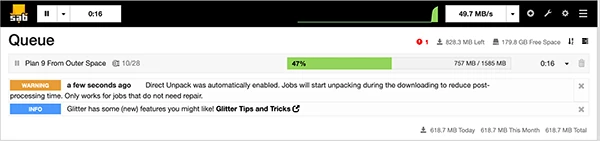 SABnzbd チュートリアル 10