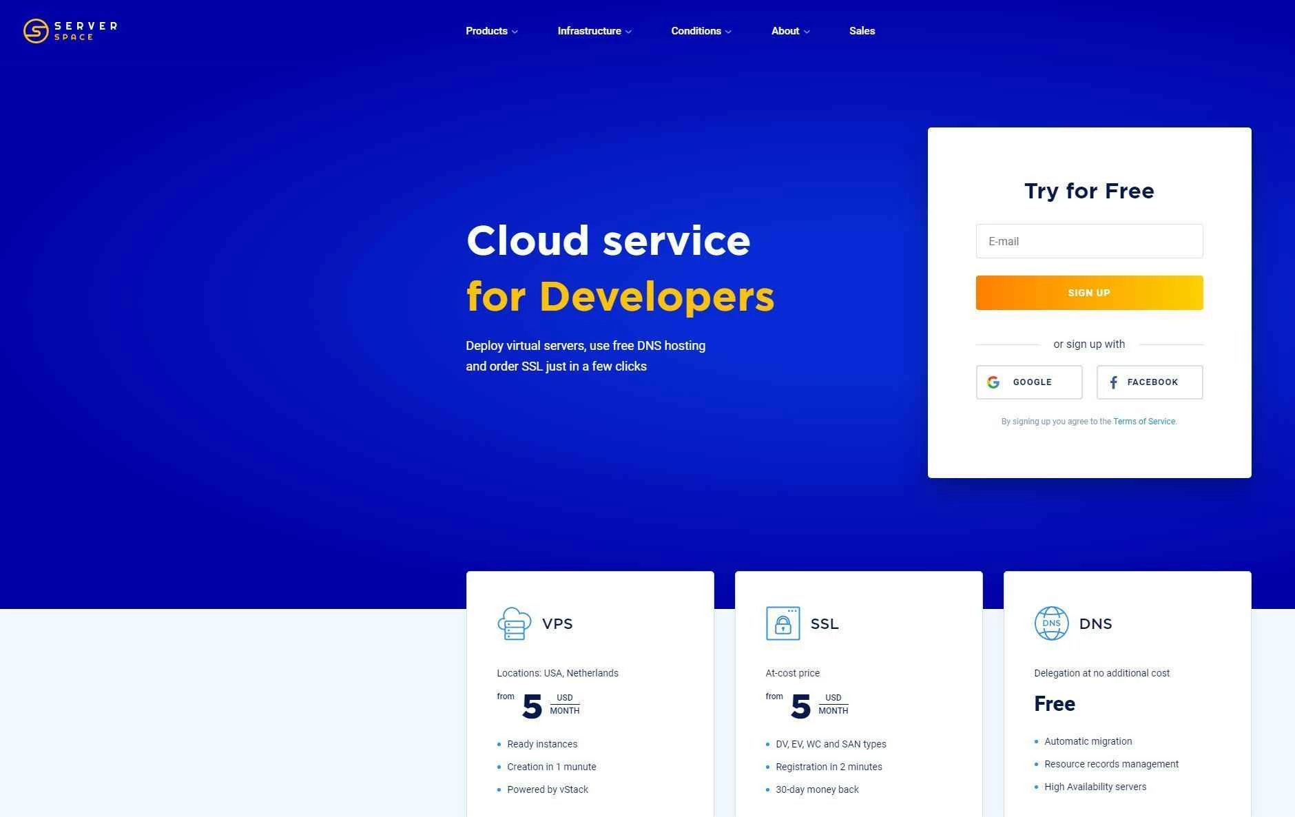 サーバースペース - ニュージャージーまたはアムステルダムの 1GB Windows VPS が月額 6 ドル以上、限定クーポン付き
