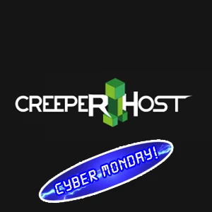 サイバーマンデー：CreeperHostの巨大なグローバルサーバーがLEB読者向けにセール中！（Minecraft + その他ゲームサーバー！）