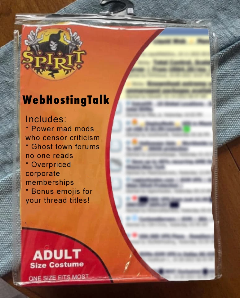 ハロウィンコスチューム WebHostingTalk